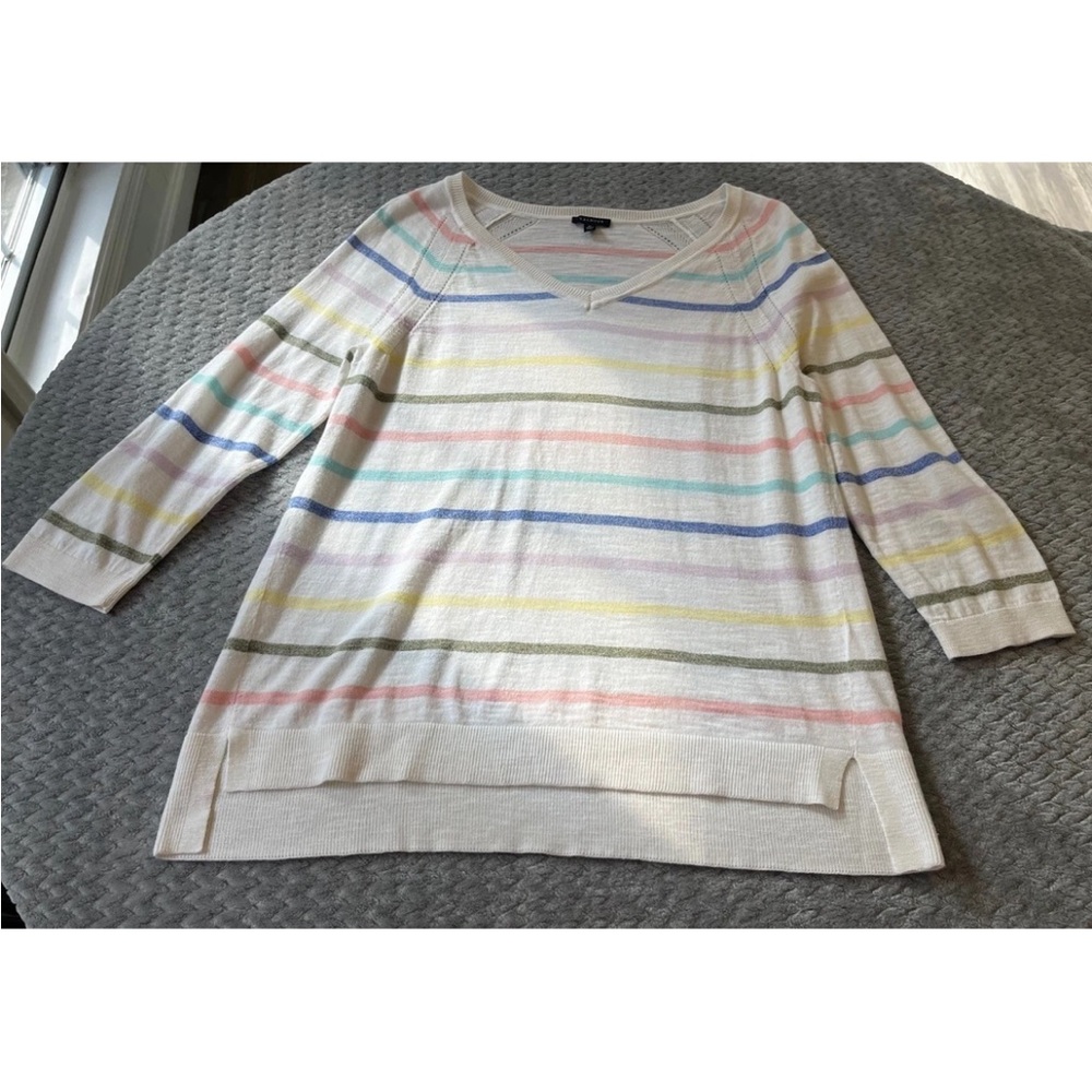 Talbots 3/4 Sleeve Sweater Pullover Size M